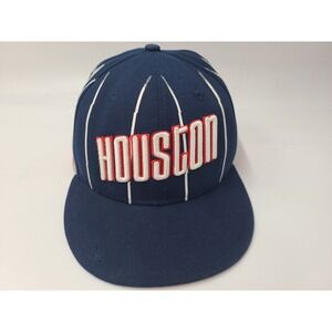 Houston Rockets New Era 9Fifty Pinstripes Snapback Hat Cap NBA Basketball Blue